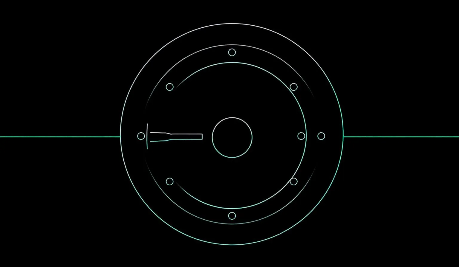 Illustration of a secure vault representing safe crypto seed phrase storage